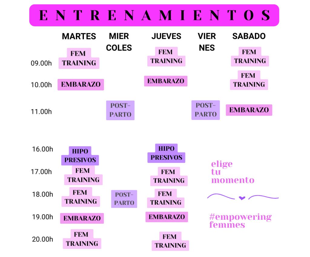 entrenamiento femenino en Lugones